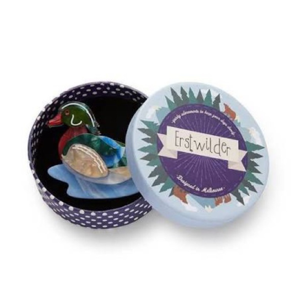 Erstwilder Mallard Ballard Brooch